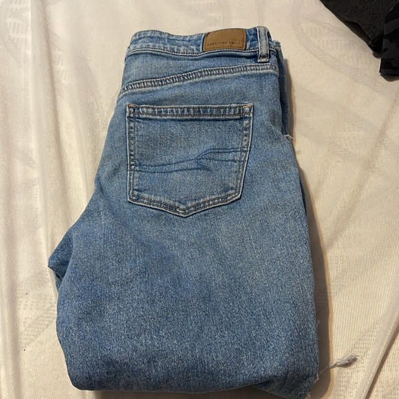 American Eagle Straight Leg Stretch Ripped Jeans - Picture 2 of 6